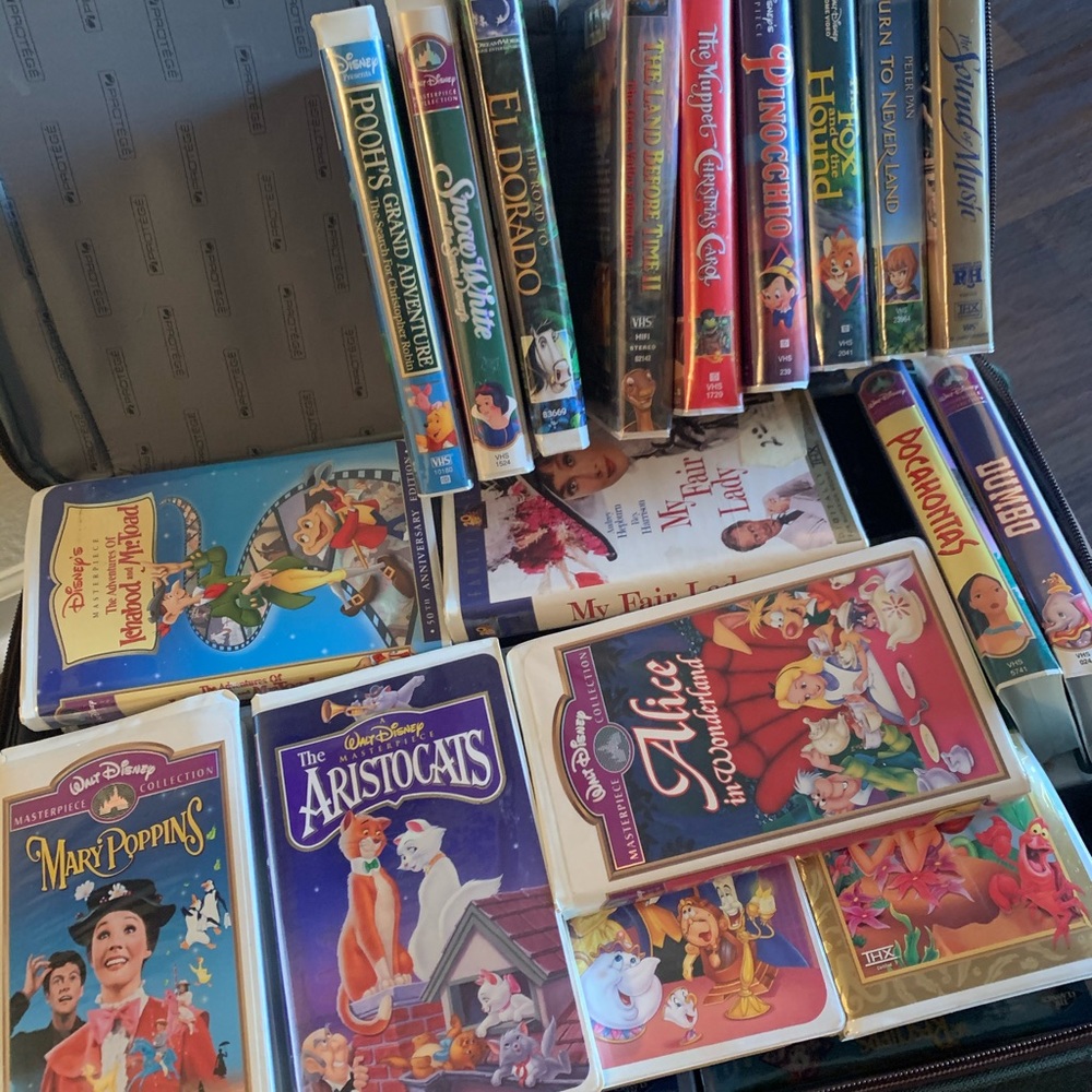 collection of VHS. All play! Wont break up.